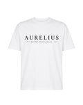 White Aurelius T-Shirt (Logo At The Back)