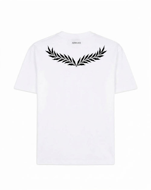 White Aurelius T-Shirt (Logo At The Back)
